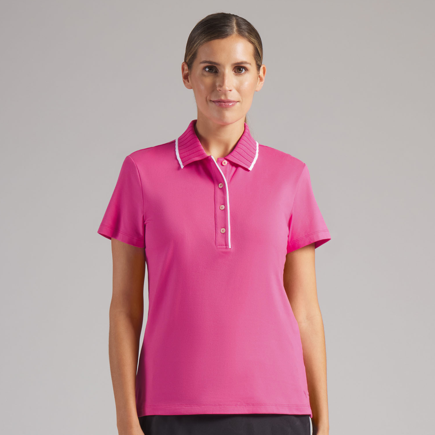 Puma Golf Ladies Short Sleeve Polo with Super Soft Feel for All Day Comfort