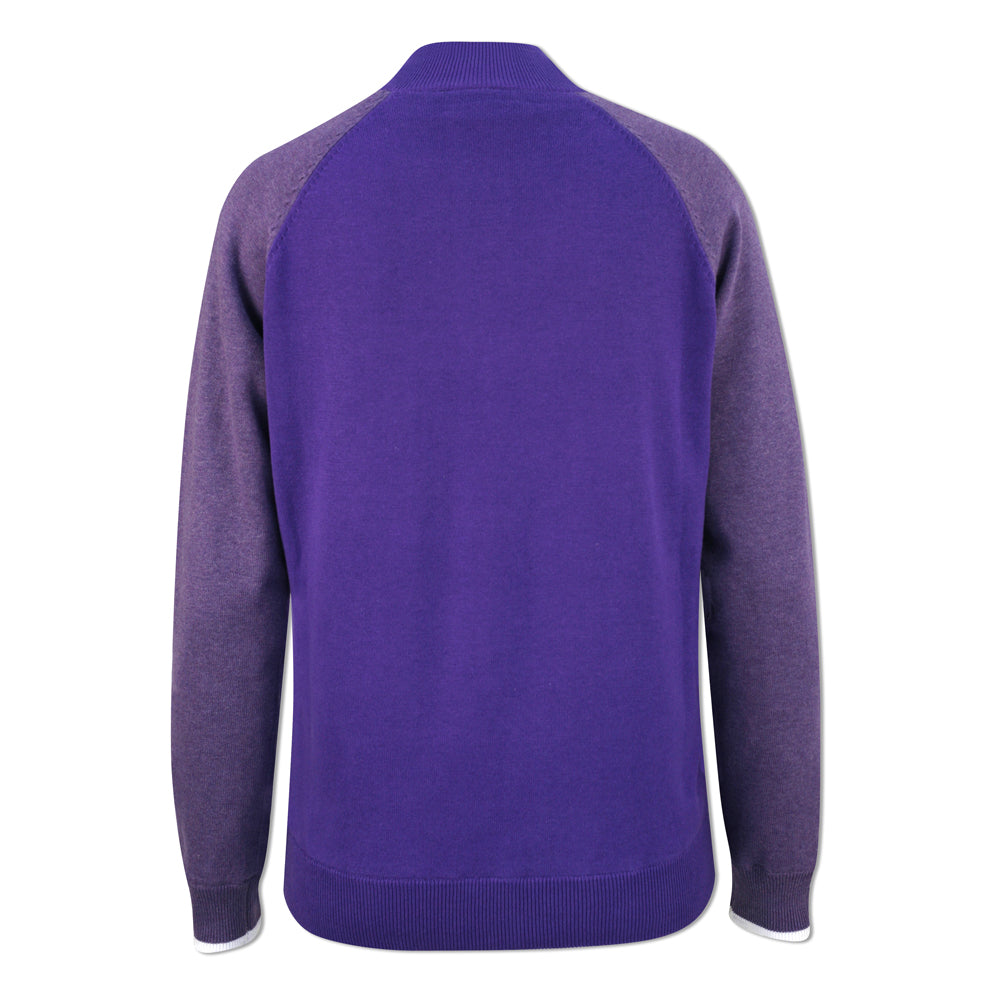 Sunderland Ladies Lined Sweater with Water Repellent Scotchgard in Purple