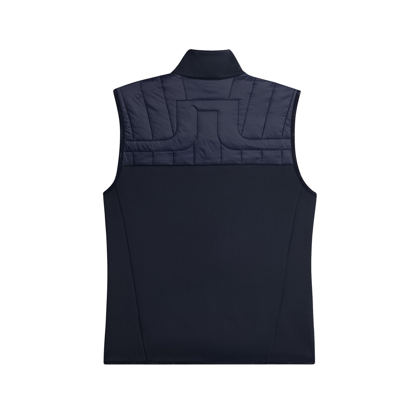 J.Lindeberg Ladies Quilted Hybrid Gilet in Navy - Last One Medium Only Left