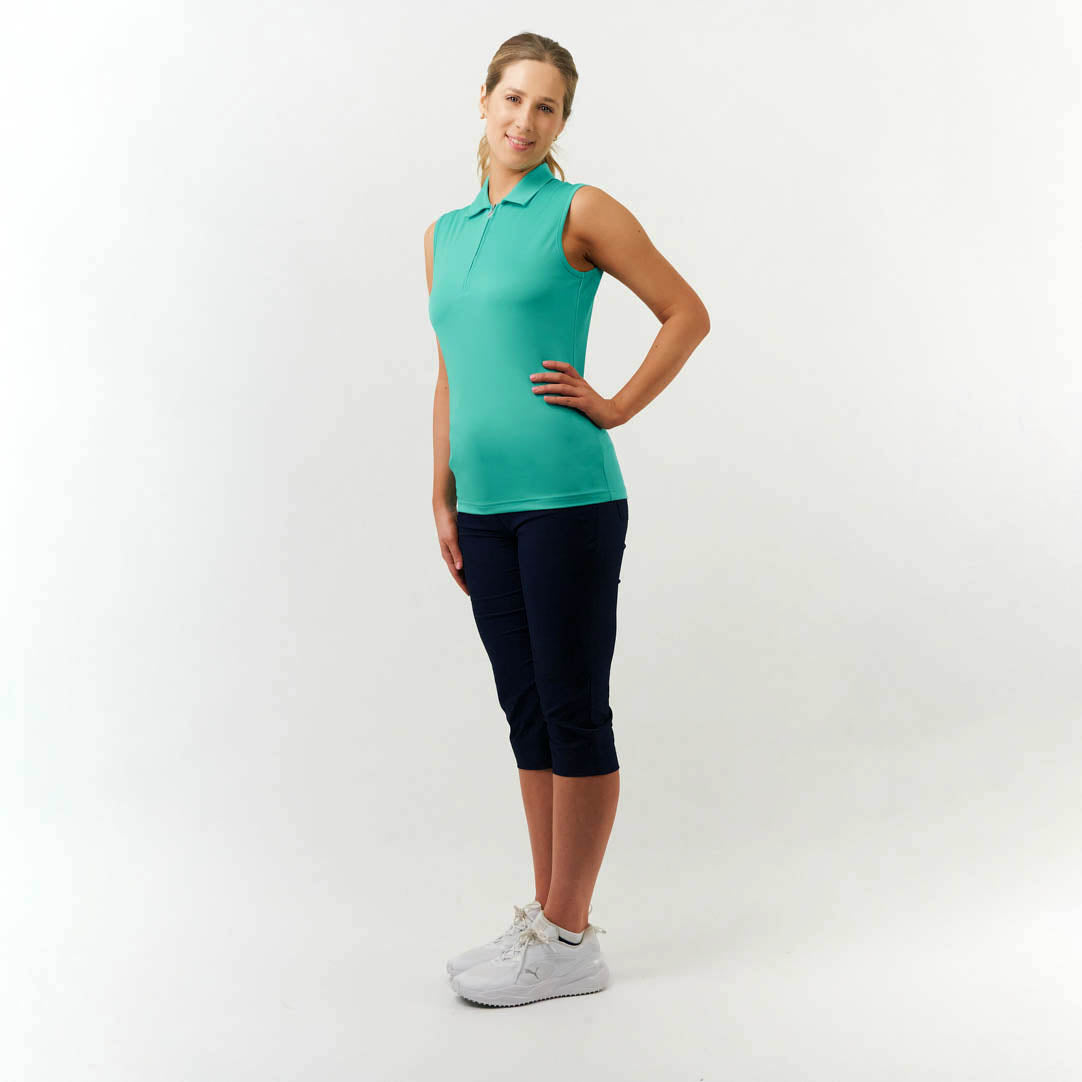 Pure Golf Ladies Silky Soft Sleeveless Polo