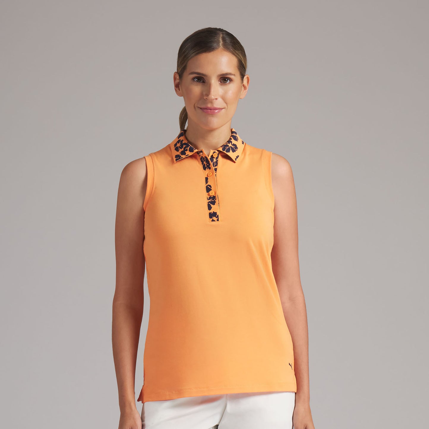 Puma Golf Ladies Cotton Blend Sleeveless Polo - Light, Cool & Designed To Move With You