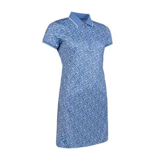 Glenmuir Ladies Short Sleeve Dress with Delicate Floral Print