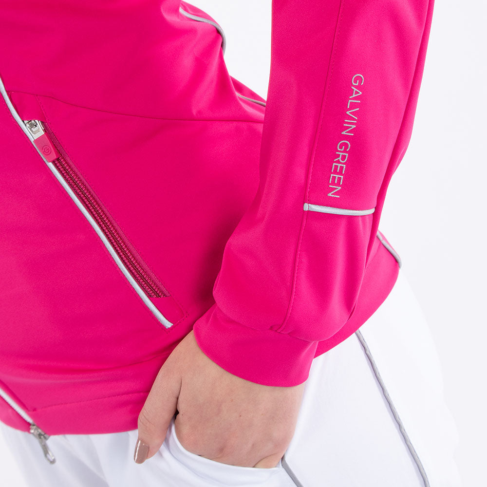 Galvin Green Ladies INTERFACE Full Zip Jacket in Deep Pink