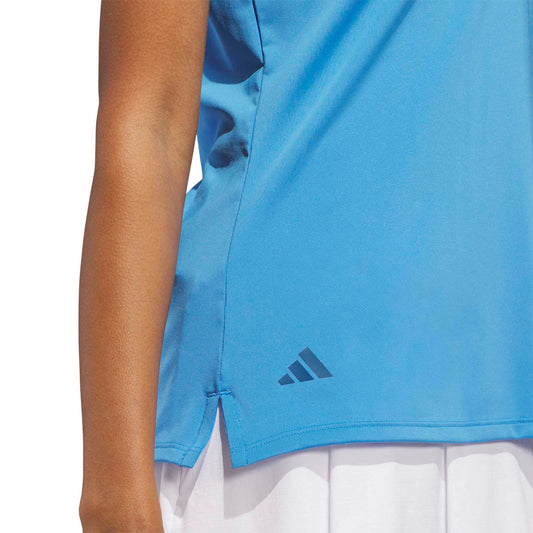 adidas Golf Ladies Ultimate Solid Sleeveless Polo