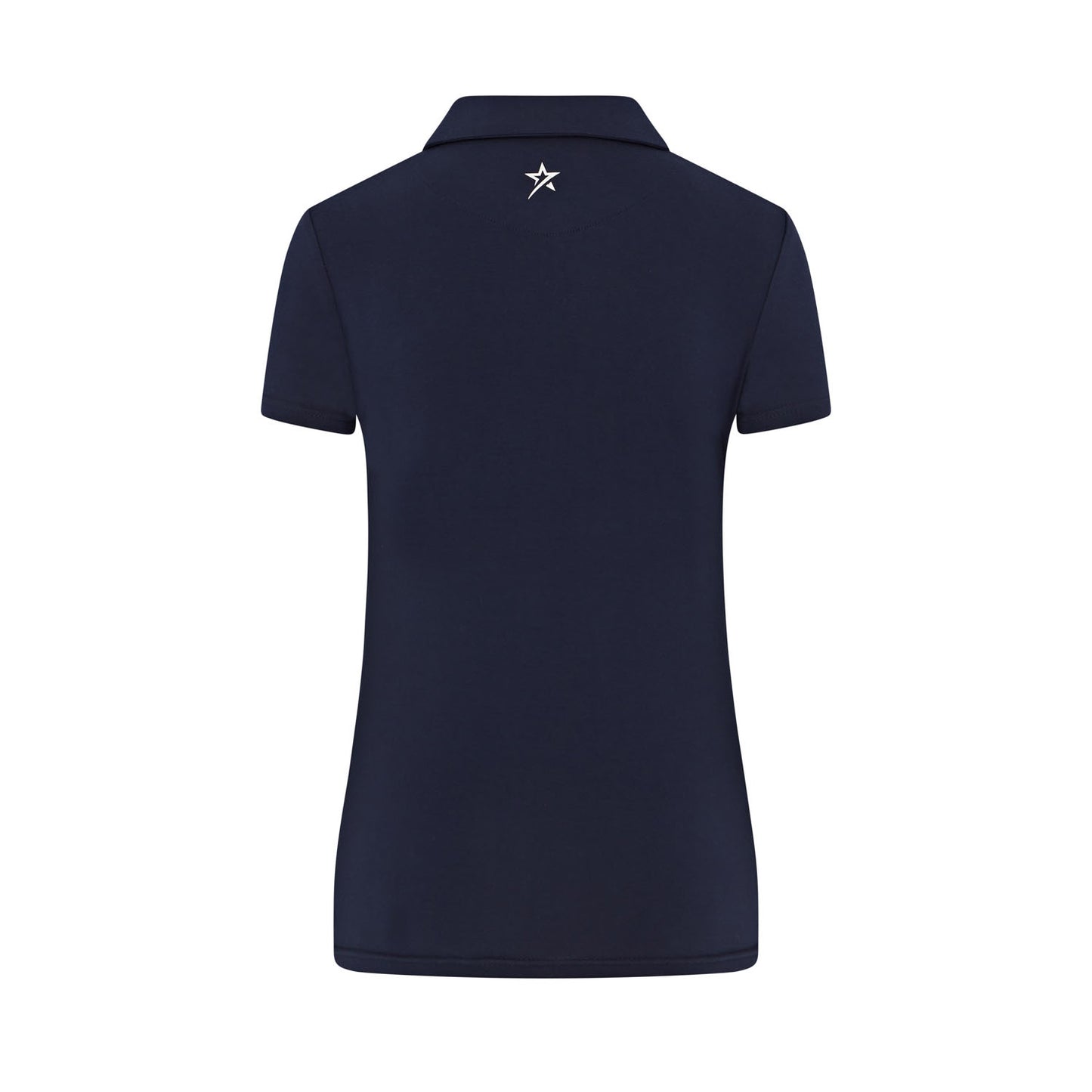 Swing Out Sister Ladies Ultra-Soft Stretch Short Sleeve Polo in Navy Blazer