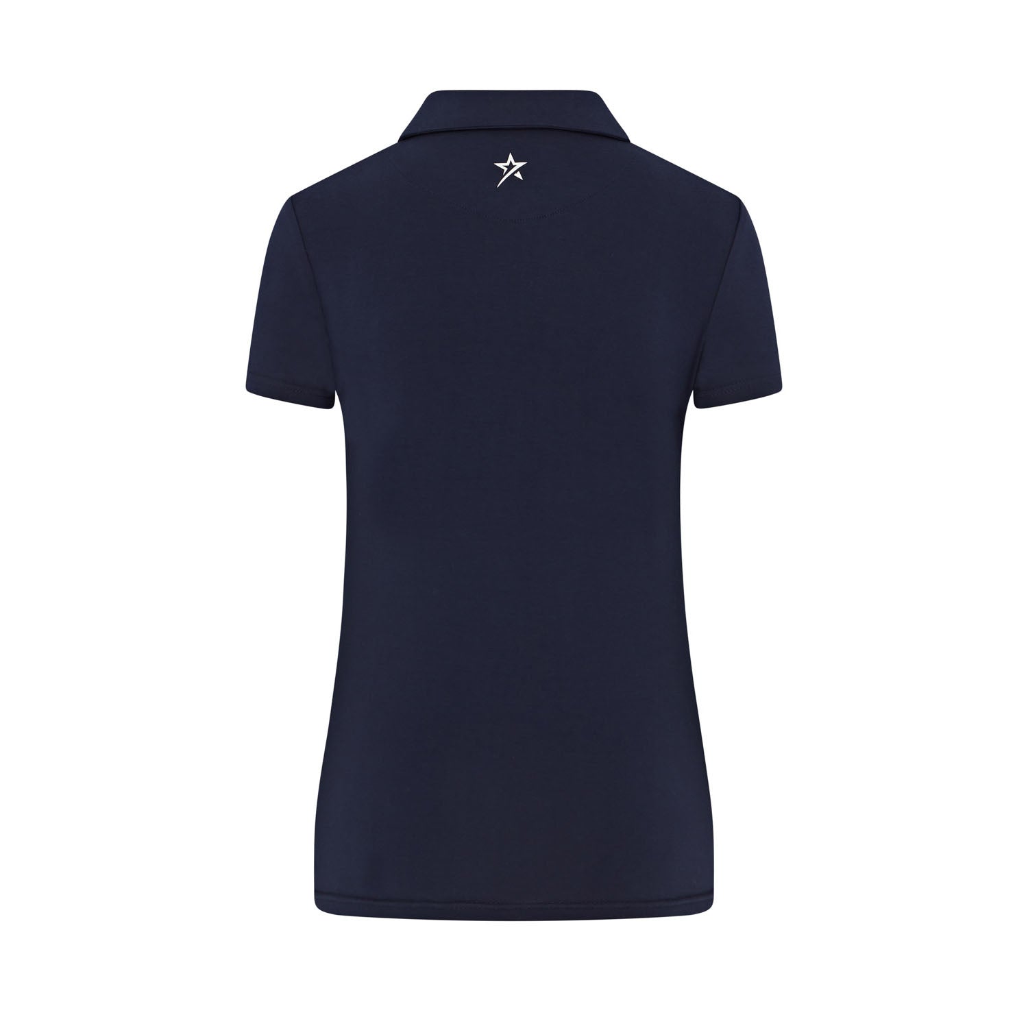 Swing Out Sister Ladies Ultra-Soft Stretch Short Sleeve Polo in Navy Blazer