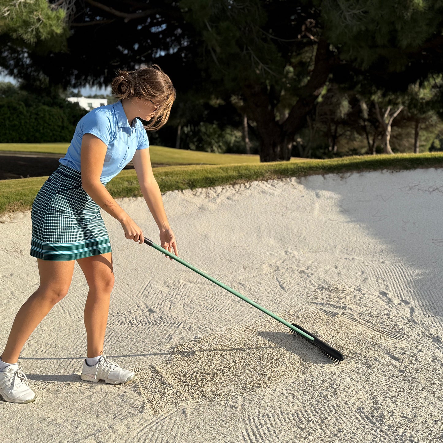 Swing Out Sister Womens Geo Print Pull-On Skort