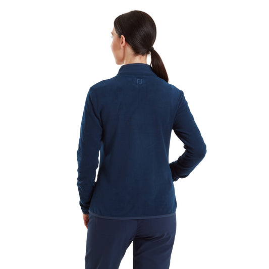 FootJoy Ladies Full-Zip MicroFleece Thermal Jacket in Navy