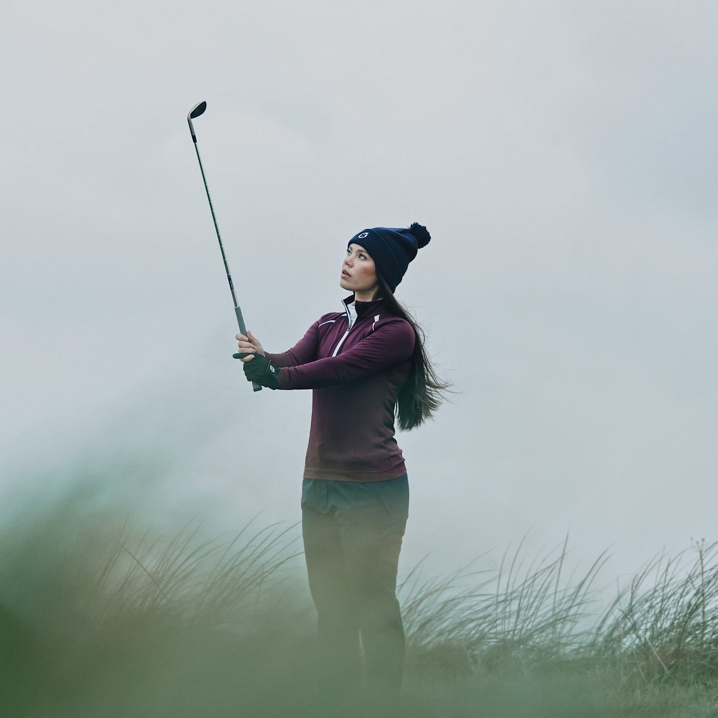 Sunderland Ladies Thermal Water Repellent Zip-Neck Mid-layer