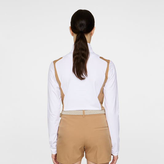 J.Lindeberg Ladies Zip-Neck Lightweight Mid-Layer - Last One XL Only Left