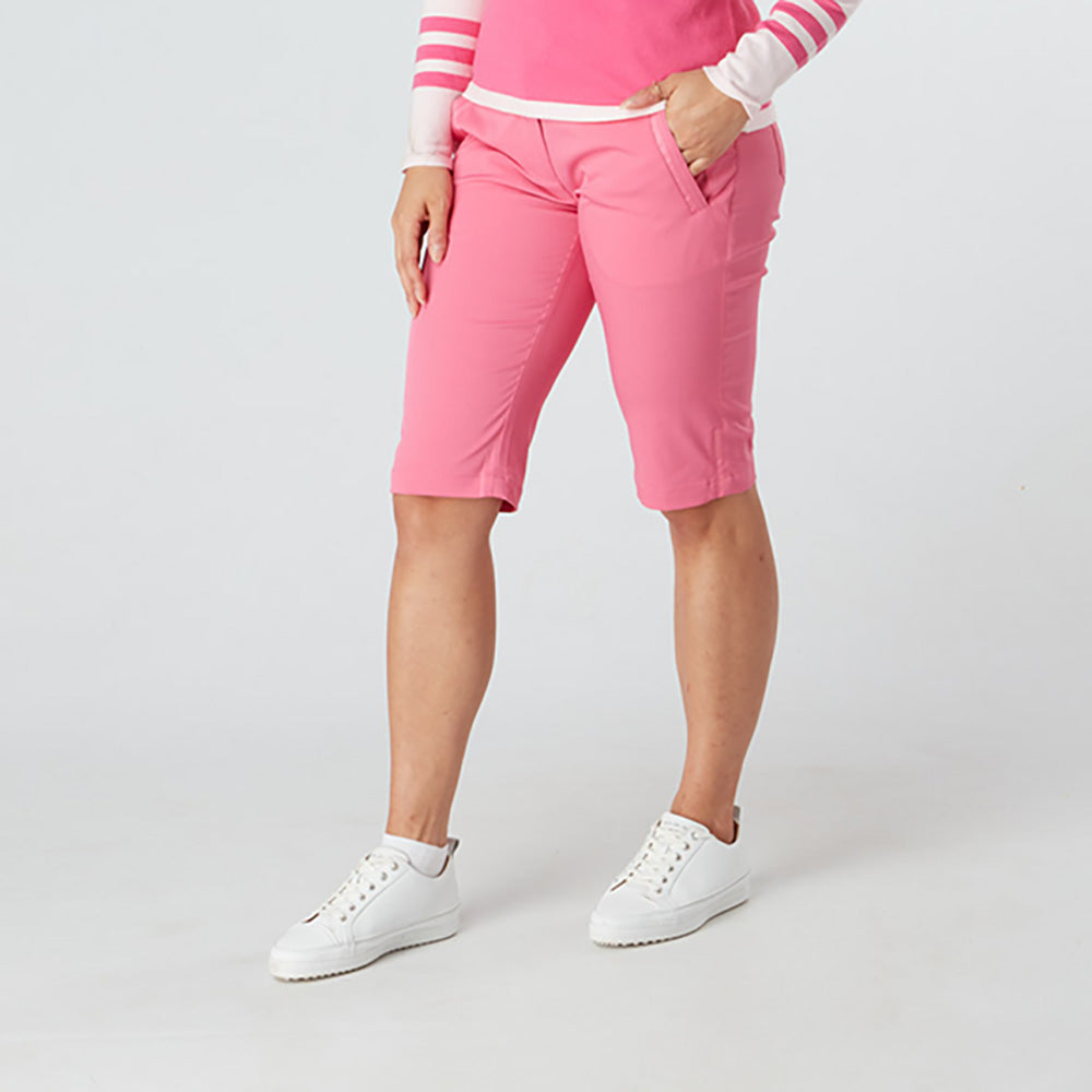 Swing Out Sister Ladies Drifit City Short in Pink Glo