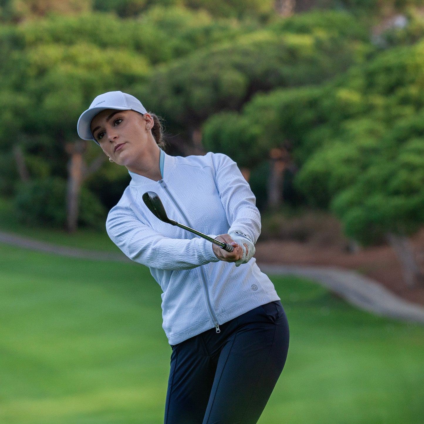 Galvin Green Women's Full-Zip Jacket - Sleek INSULA Warmth with a Refined Feminine Silhouette