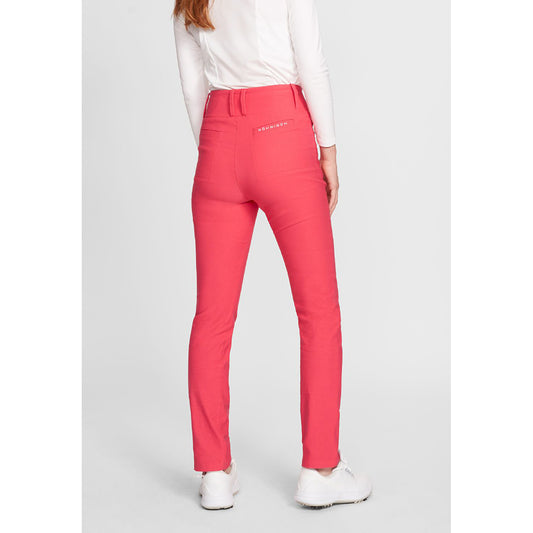 Rohnisch Ladies Slim-Fit Pull-On Trousers in Berry - Last Pair Size UK 24 Only Left