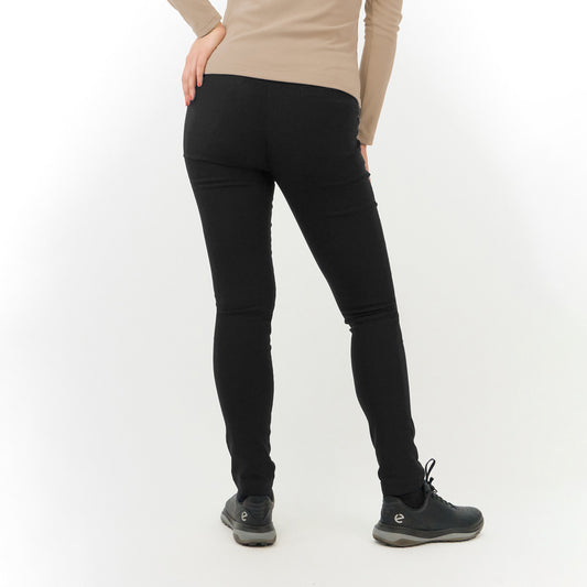 Pure Golf Ladies Pull-On Stretch Trouser in Black