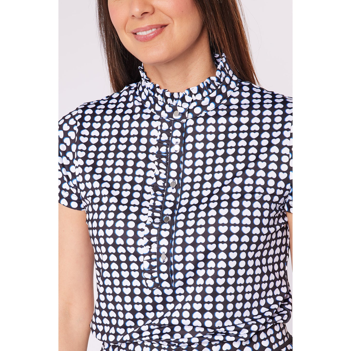 Swing Out Sister Ladies Cap Sleeve Polo - Last One XL Only Left