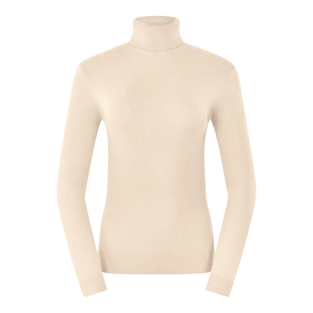 Pure Ladies Fine Knit Super Soft Roll Neck GolfGarb