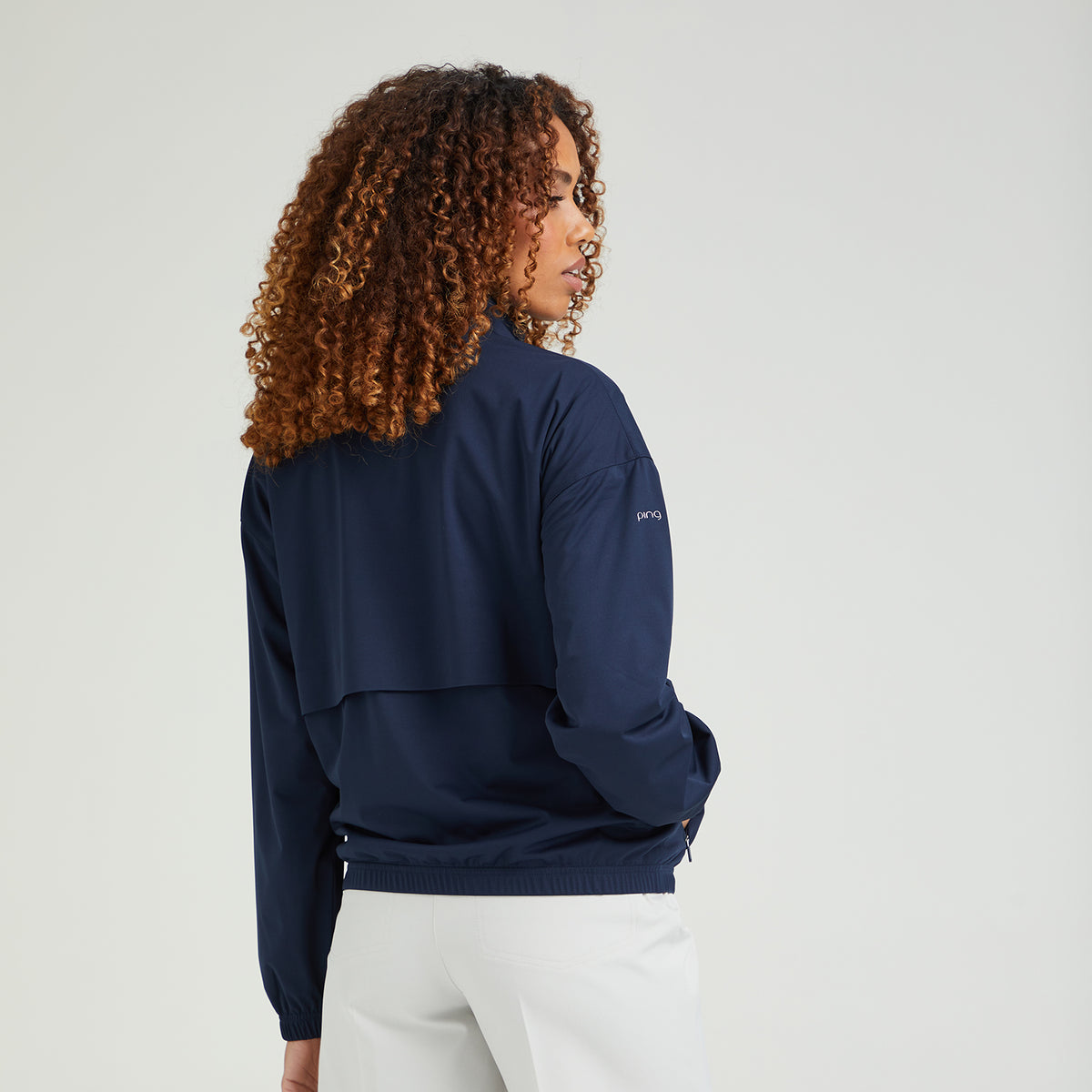 PING Ladies Lightweight Navy Golf Jacket