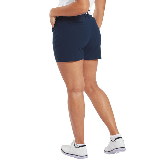 FootJoy Womens Shorter Length Golf Shorts in Navy