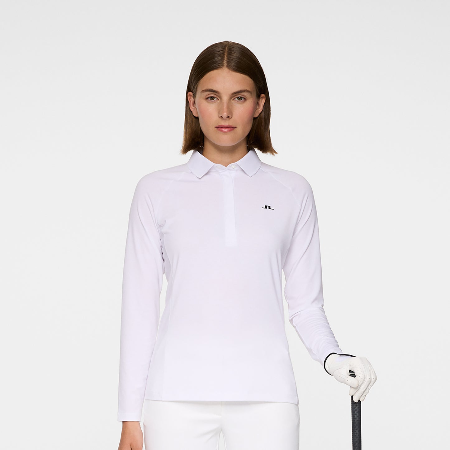 J.Lindeberg Ladies Soft Feel Long Sleeve Polo