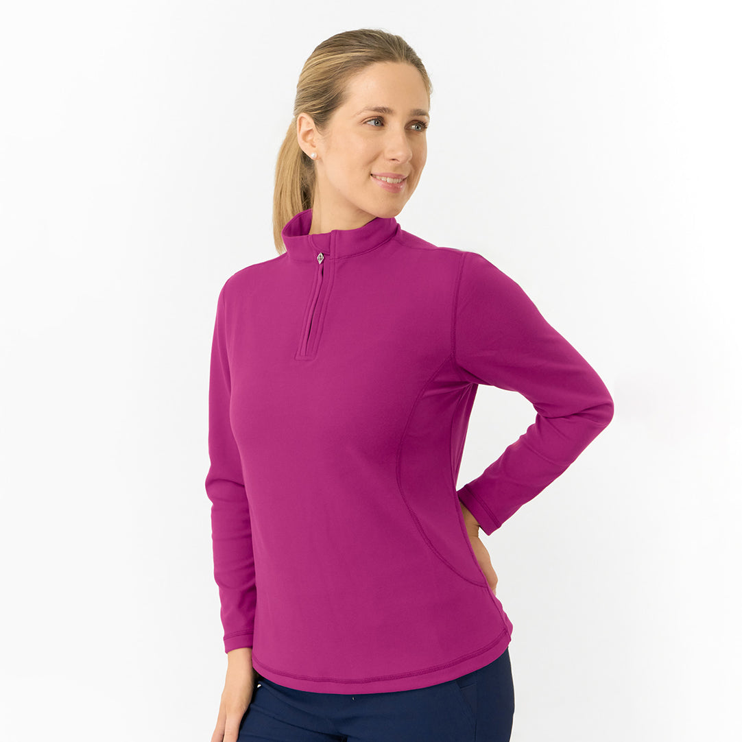 Pure Golf Ladies Super Soft 1/4 Zip Fleece