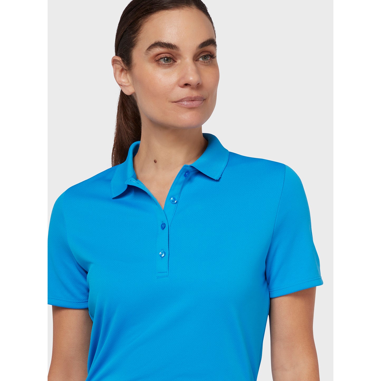 Callaway Ladies Short Sleeve Swing Tech Polo with Opti-Dri - Last One XS Only Left