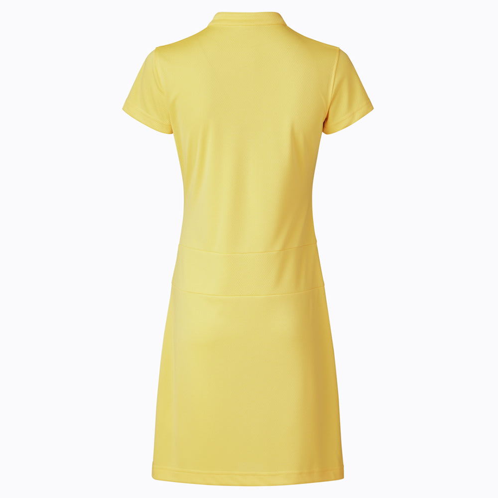 Daily Sports Ladies Butter Yellow Cap Sleeve Golf Dress - Medium Only Left