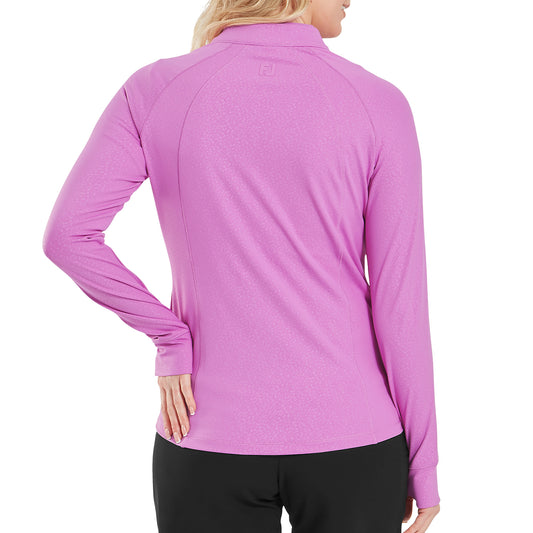 FootJoy Ladies Full-Zip Animal Print Mid-Layer