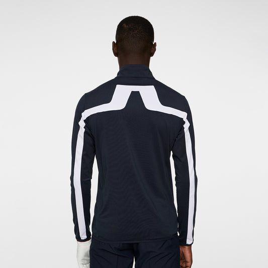 J.Lindeberg Mens Navy Mid-Layer Jacket with Contrast Panels
