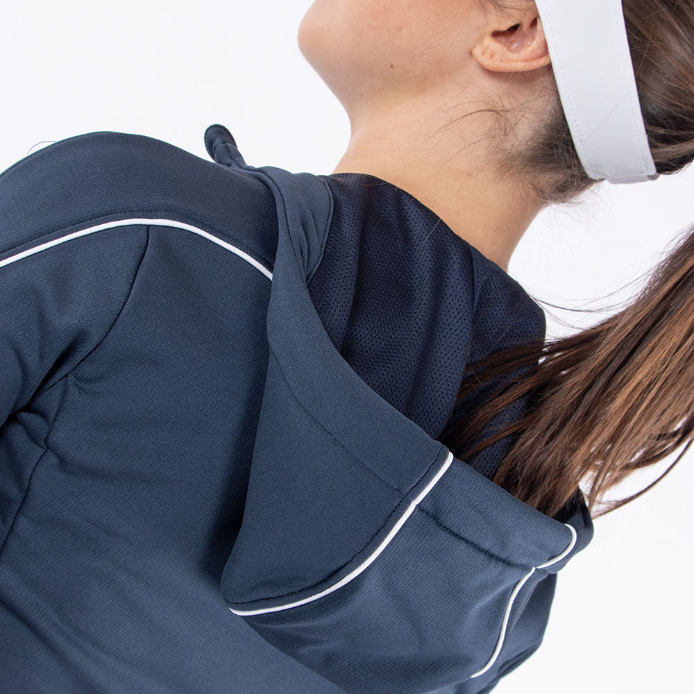 Galvin Green Ladies Full-Zip Insula Hooded Jacket in Navy