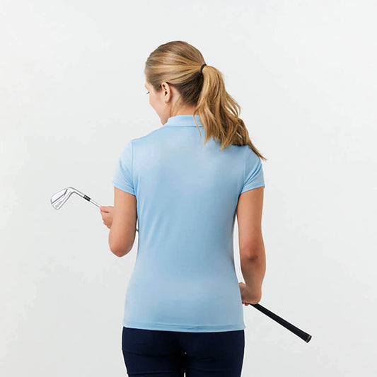 Pure Ladies Silky Soft Cap Sleeve Polo