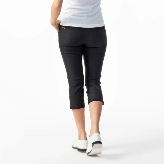 Daily Sports Ladies Pull-On Black Golf Capris