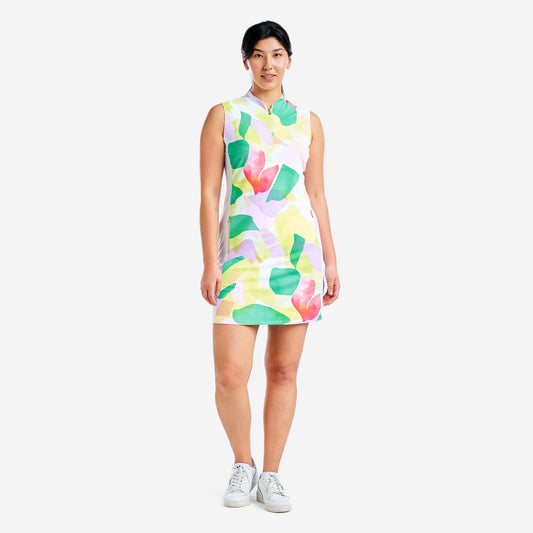 Nivo Ladies Sleeveless LivCool Dress in Abstract Print - Small Only Left