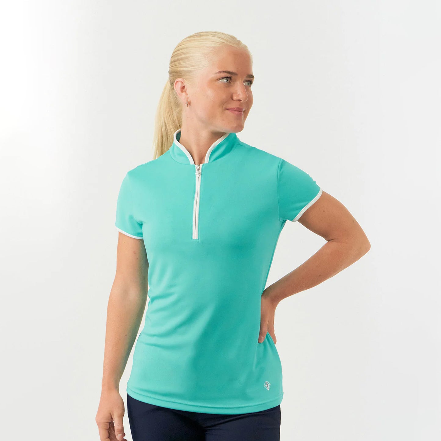 Pure Golf Bloom Ladies Cap Sleeve Polo Shirt