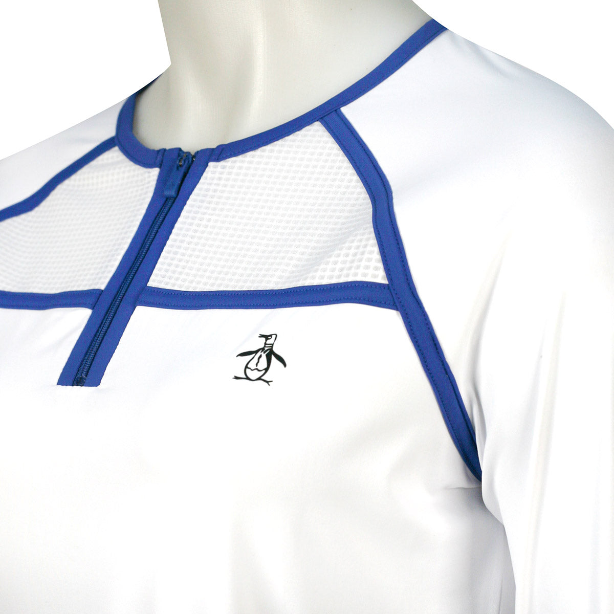 Original Penguin Ladies Long Sleeve Raglan Golf Top - Medium Only Left