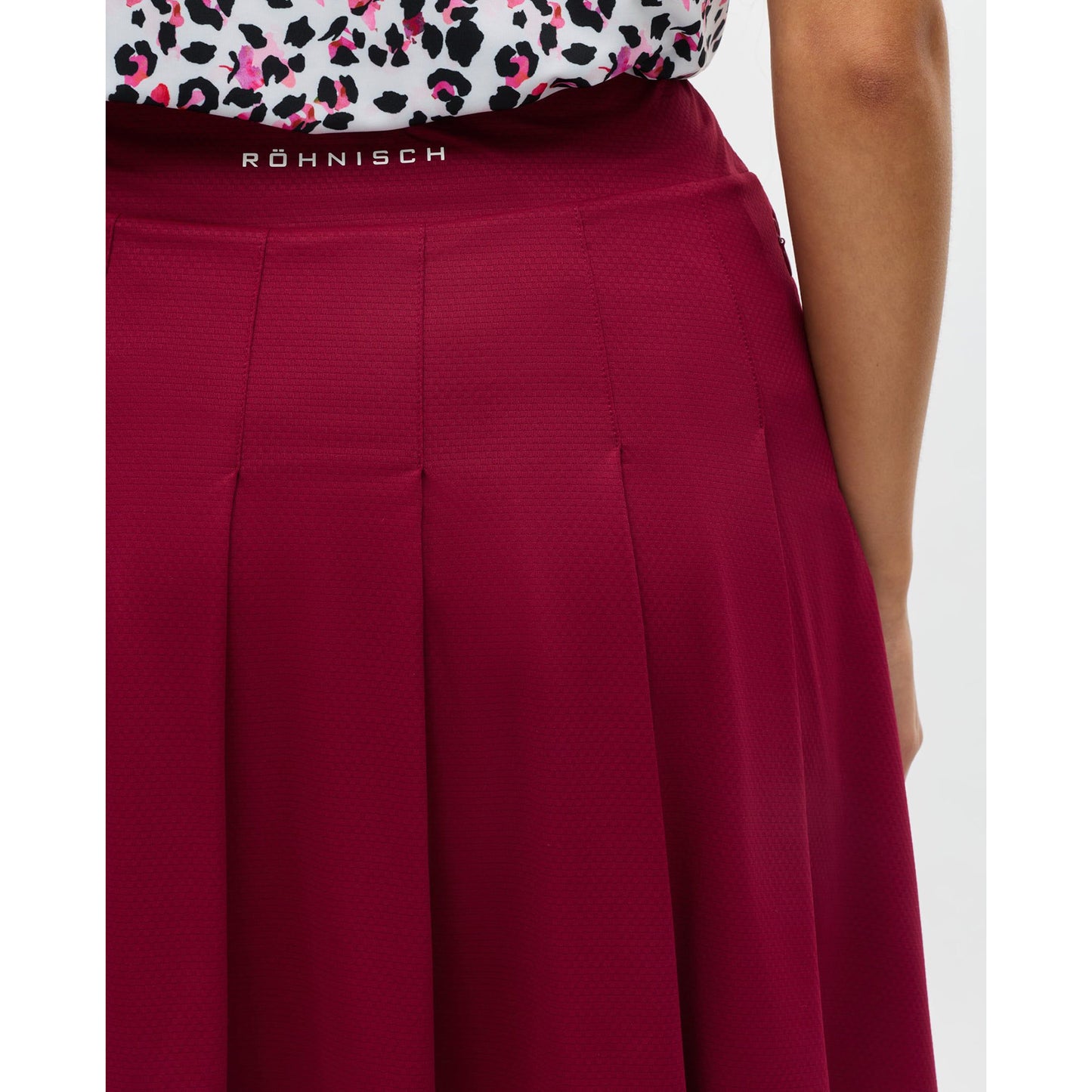 Rohnisch Ladies Long Pleated Skort for Flattering Coverage with Refined, Feminine Style