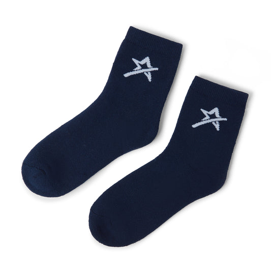Swing Out Sister Ladies 2 Pair Pack of Mixed Socks in Navy/White