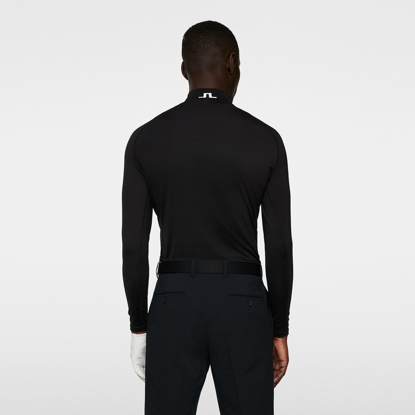 J.Lindeberg Mens Soft Compression Top in Black