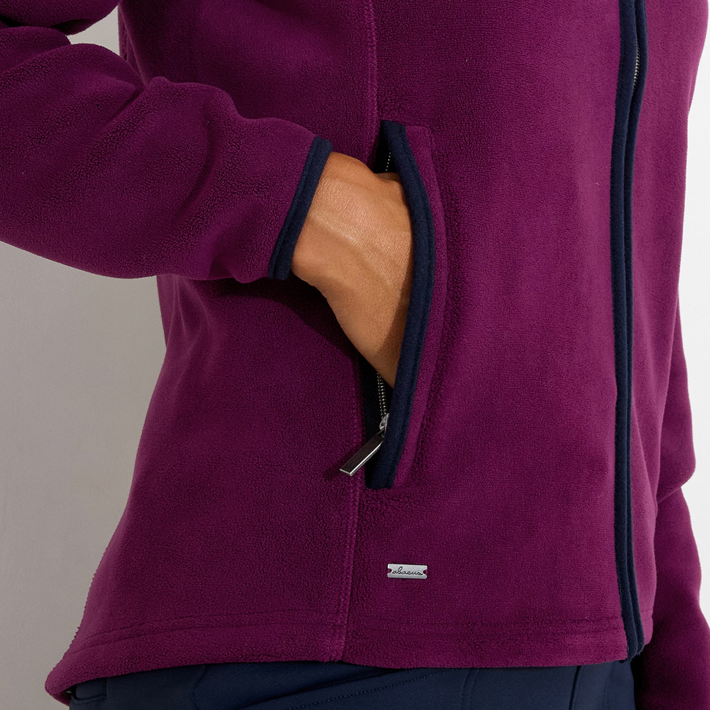 Abacus Ladies Super-Soft Fleece Mid-Layer Jacket - Cosy Comfort for Cooler Days