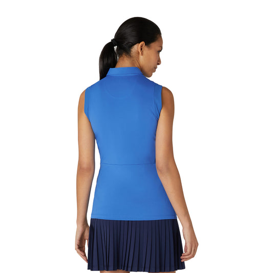 Original Penguin Women's Sleeveless Zip-Neck Polo - Medium Only Left