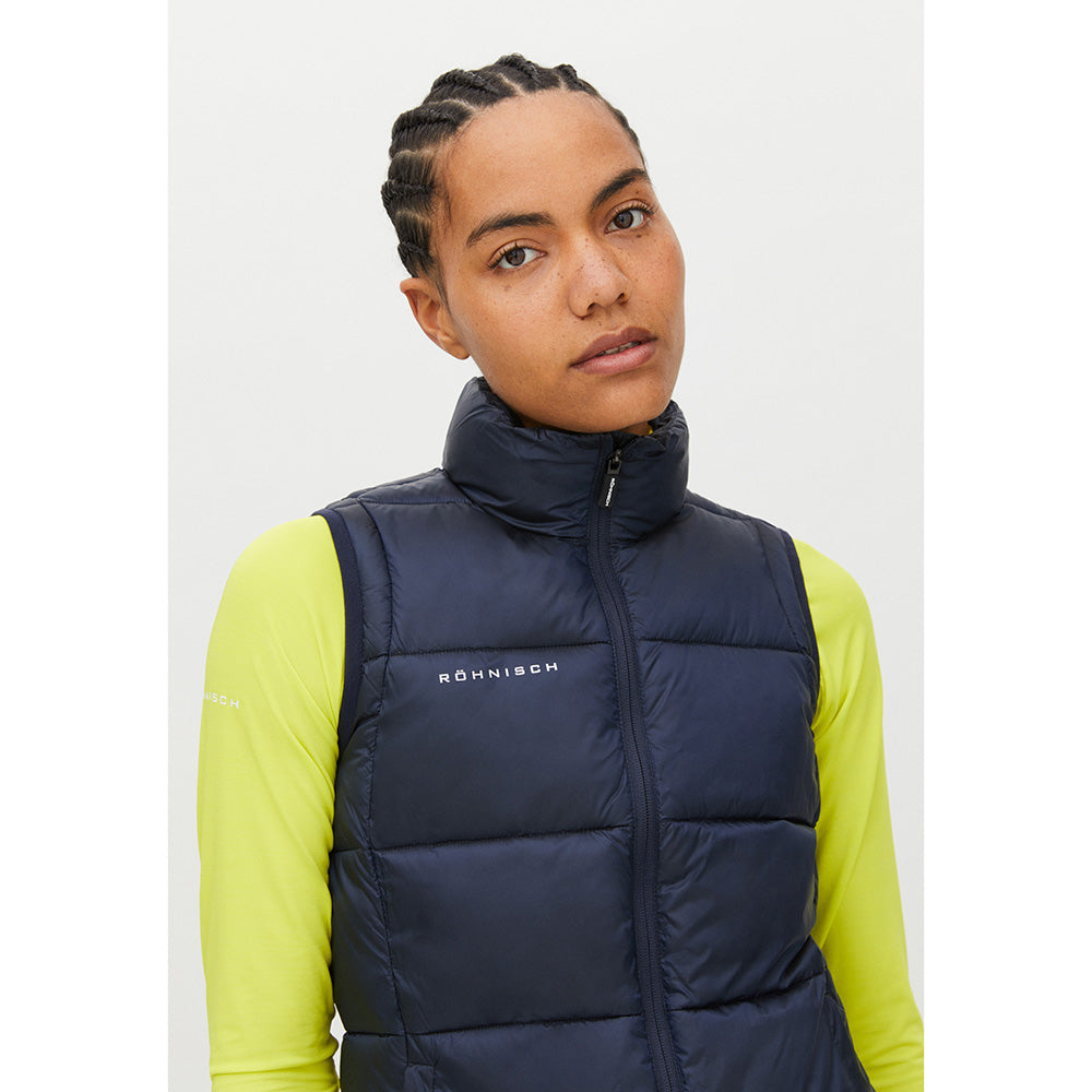 Rohnisch Ladies Quilted Gilet in Navy - Last One XX Large Only Left