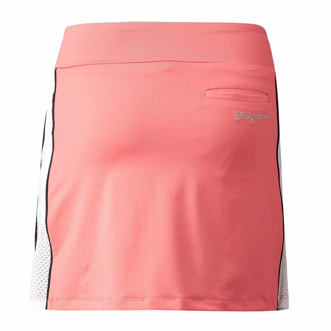 Daily Sports Ladies Quick Dry Sporty Skort in Coral