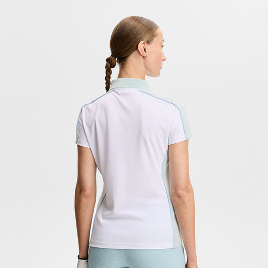 J.Lindeberg Ladies Short Sleeve Polo - Feminine Fit, Confident Swing