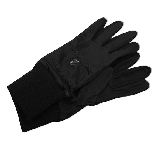 Surprizeshop Ladies Polar Stretch Thermal Gloves in Black