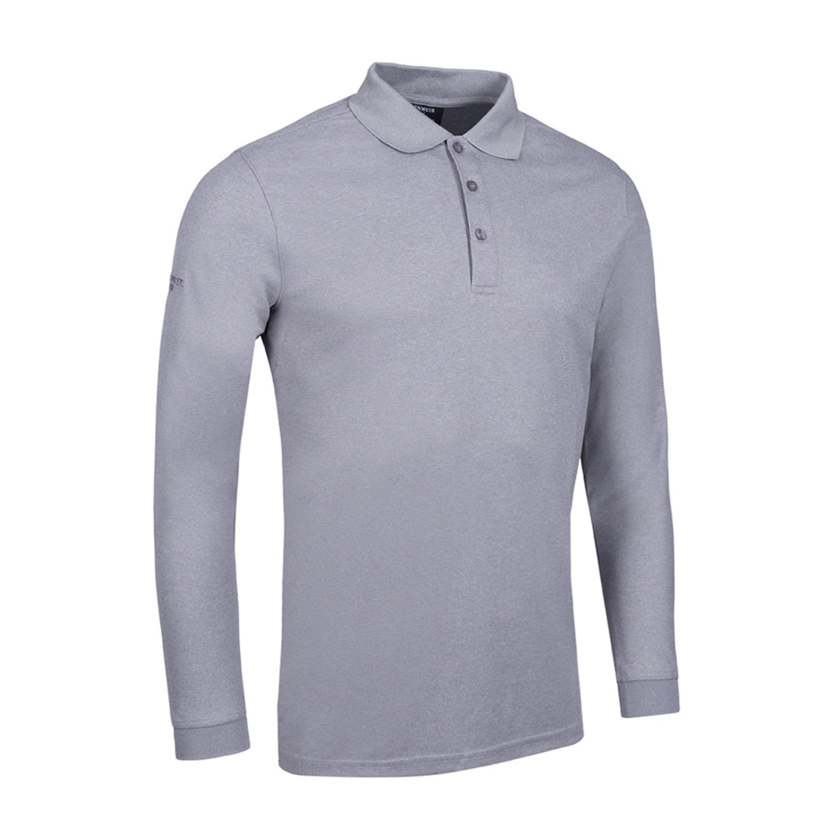 Glenmuir Mens Long-Sleeve Pique Knit Polo