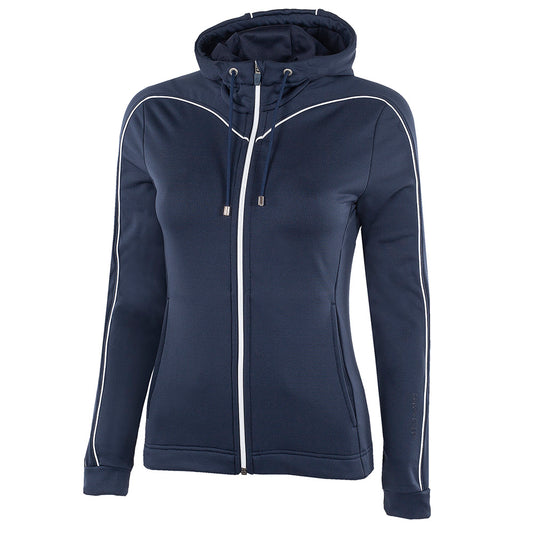 Galvin Green Ladies Full-Zip Insula Hooded Jacket in Navy