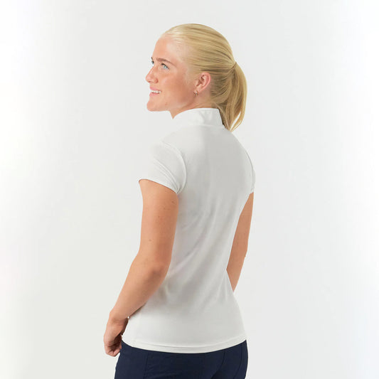 Pure Golf Bloom Ladies Cap Sleeve Polo Shirt