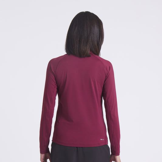 Puma Golf Ladies Long Sleeve Lightweight Zip Neck Top