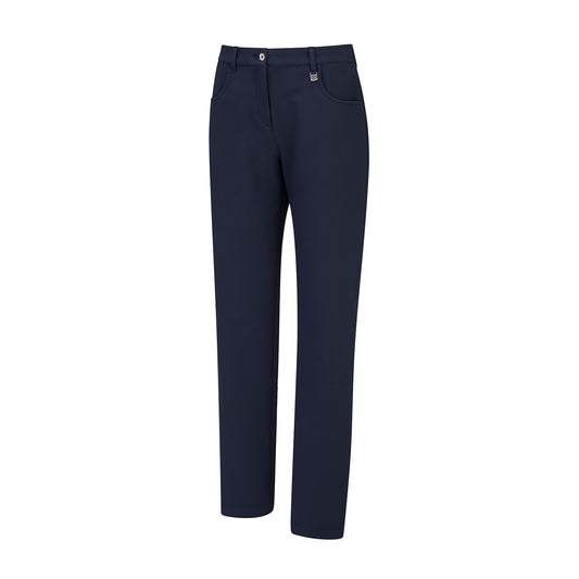 PING Ladies Navy Thermal Golf Trousers with Water-Resistant Finish