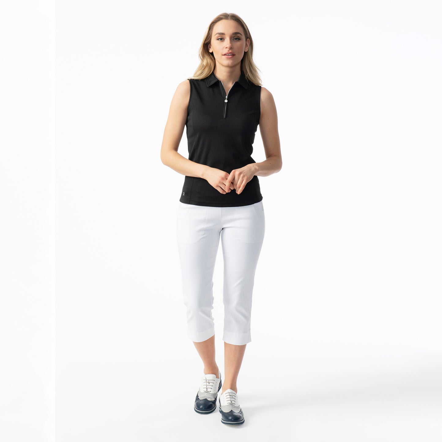 Daily Sports Ladies Pull-On White Golf Capris