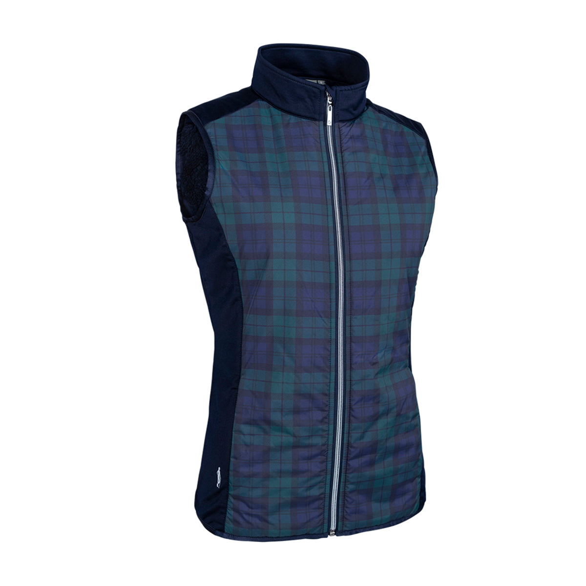 Glenmuir Ladies Tartan Thermal Gilet – Warm & Stylish Layered Golf Vest
